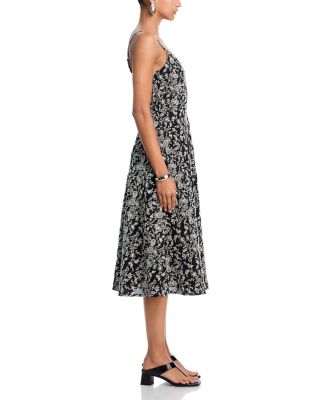 Embroidered Tank Midi Dress