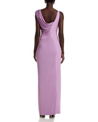 Stretch Crepe Jersey Gown 