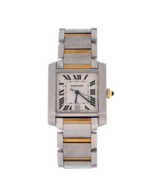 Pre-Owned Cartier - Tank Francaise Automatic Watch in Stainless Steel and Gold 28mm