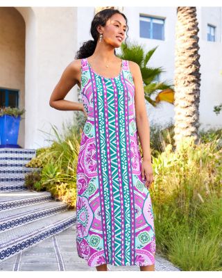 Side Slit Tank Dress