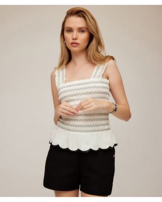 Elliot Smocked Tank Top