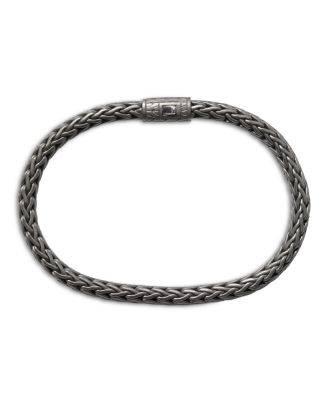 Men's Sterling Silver Icon Bracelet, 7.5mm