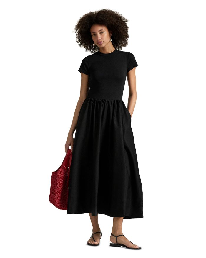 Cotton Short Sleeve Dress