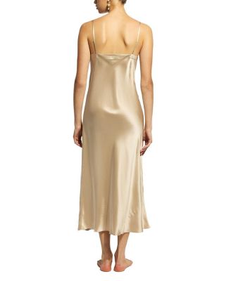 Silk Long V Neck Nite