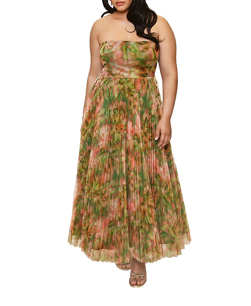 HUTCH PLUS SIZE COSTELLA TULLE GOWN