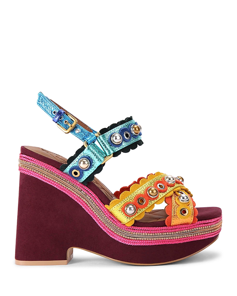 Kurt Geiger London Women's Scalloped Wedge Sandals