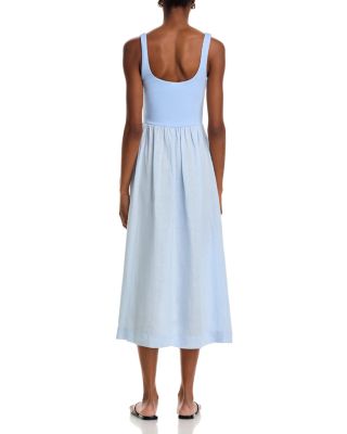 Sleeveless Knit Combo Dress