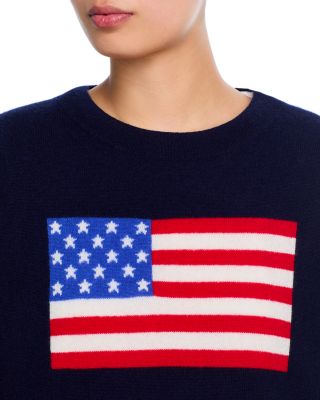 100% Cashmere Flag Crewneck Sweater - Exclusive