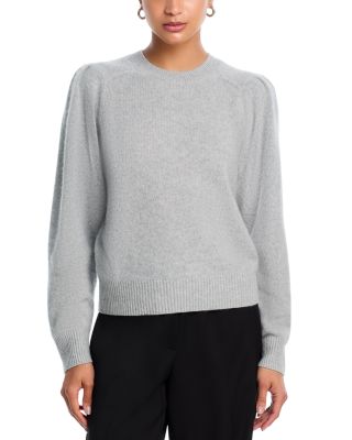 100% Cashmere Puff Sleeve Sweater - Exclusive