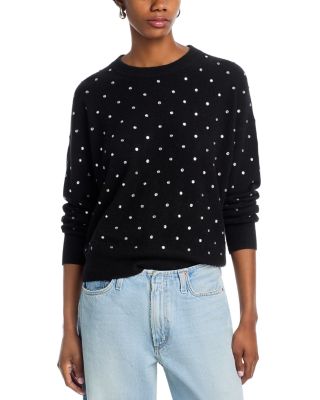 100% Cashmere Embellished Sweater - Exclusive