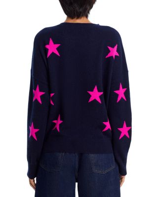 100% Cashmere Star Crewneck Sweater - Exclusive