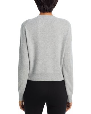 100% Cashmere Full Zip Crewneck Cardigan - Exclusive