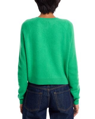 100% Cashmere Crewneck Cardigan - Exclusive