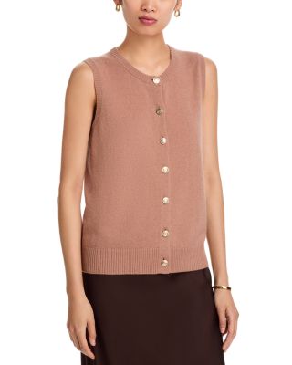 100% Cashmere Crewneck Sweater Vest - Exclusive