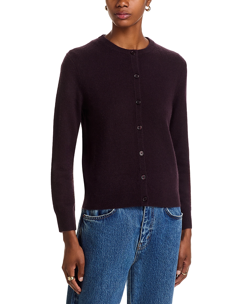 C by Bloomingdale's Cashmere Cashmere Crewneck Cardigan Sweater - Exclusive