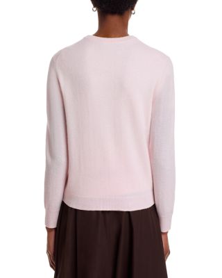 100% Cashmere Crewneck Cardigan Sweater - Exclusive