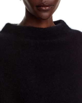 Mock Neck Brushed 100% Cashmere Sweater - Exclusive