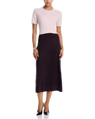 100% Cashmere Midi Skirt - Exclusive