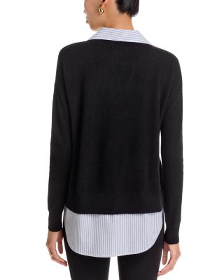 100% Cashmere Layered Look Sweater - Exclusive