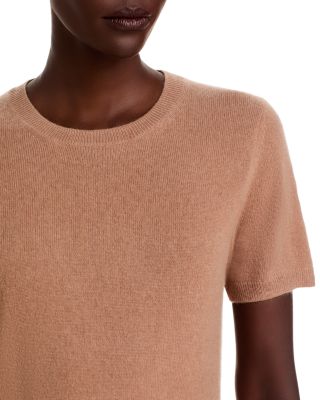 100% Cashmere Short Sleeve Crewneck Sweater - Exclusive