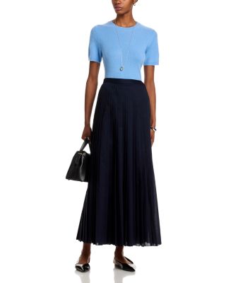 100% Cashmere Short Sleeve Crewneck Sweater - Exclusive