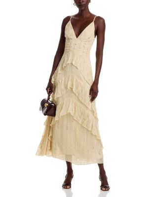 Embellished V Neck Cami Gown - Exclusive