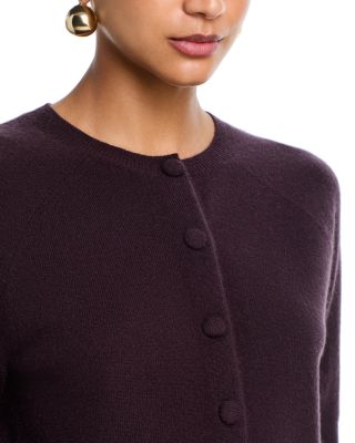 100% Cashmere Crewneck Cardigan - Exclusive