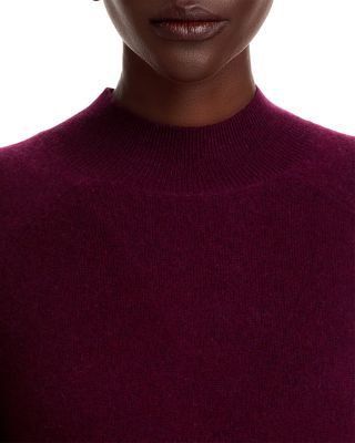 100% Cashmere Mock Neck Dress