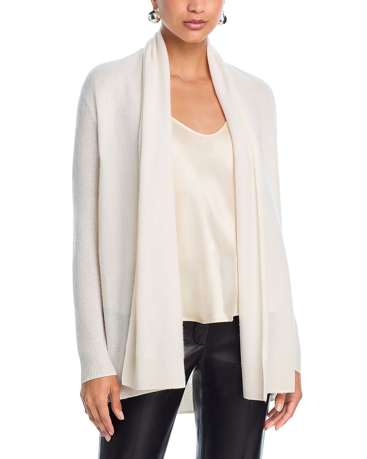 C by Bloomingdale's Cashmere Open-Front Cardigan - Exclusive