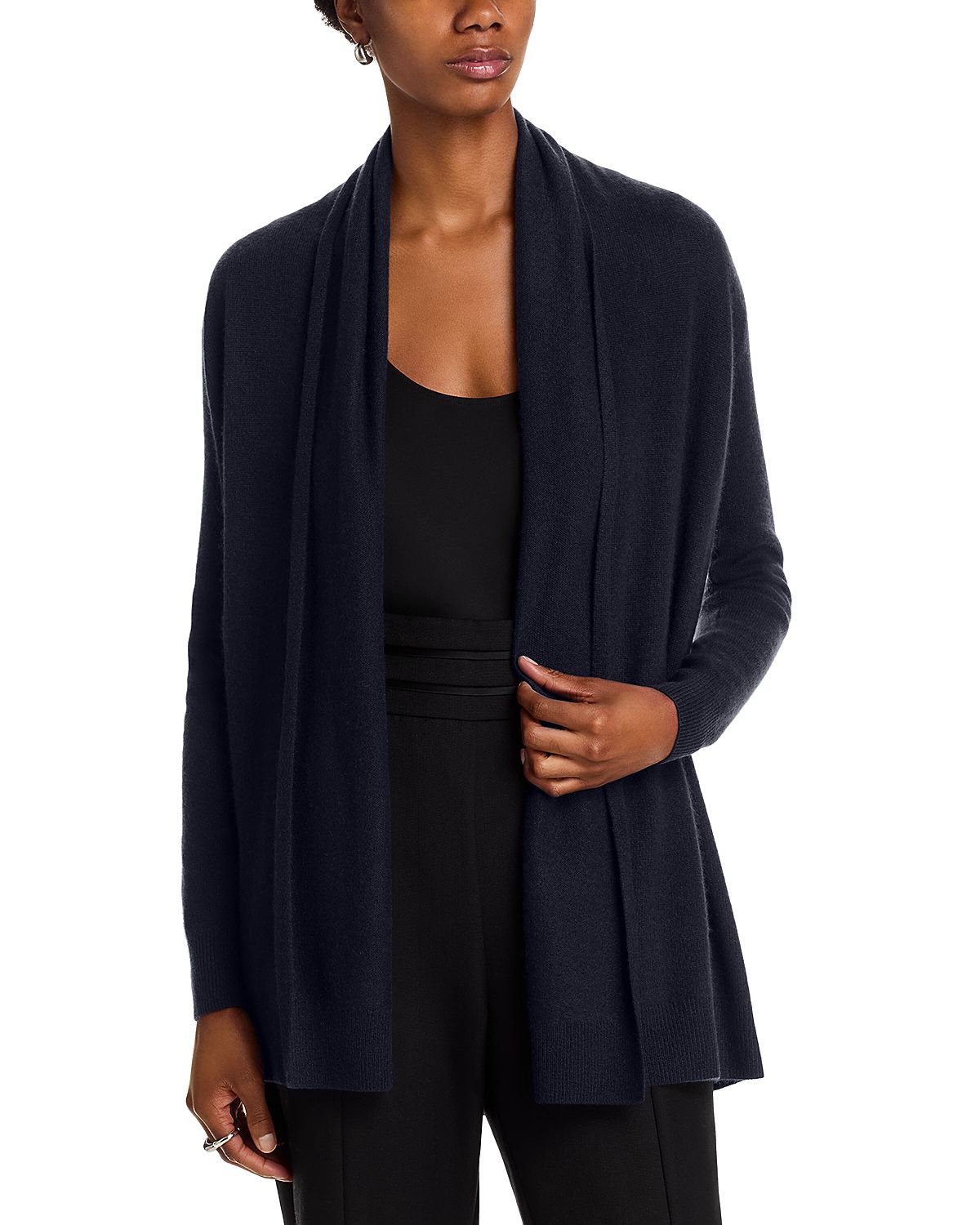 C by Bloomingdale's Cashmere Open-Front Cardigan - Exclusive
