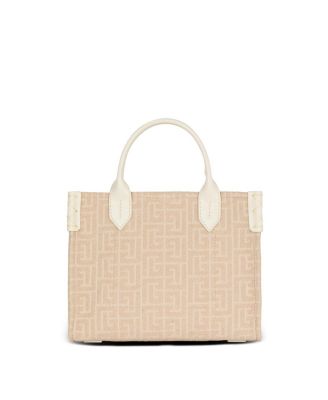 B-Army Monogrammed Canvas and Leather Tote Bag