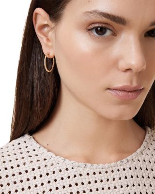 Rope Chain Hoop Earrings