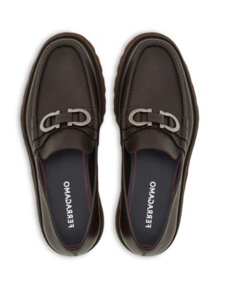 Men&#39;s Cocoon Saddle Slip On Leather Loafers