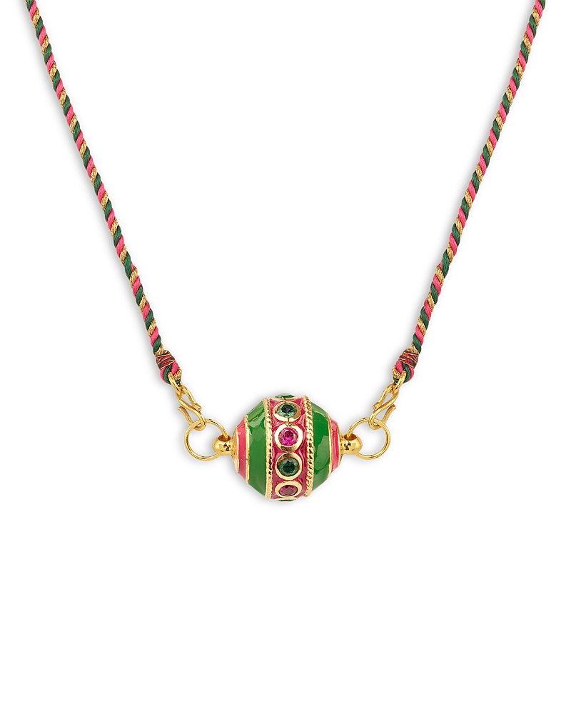 Shop Caroline De Benoist Motee Gourmandise Thread Necklace, 25.6