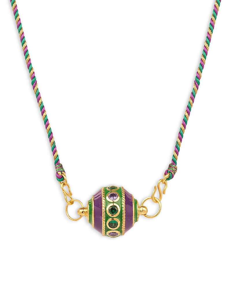 Caroline De Benoist Motee Gourmandise Thread Necklace, 25.6