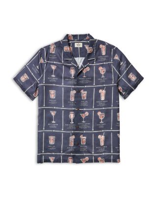 Regular Fit Print Camp Shirt
