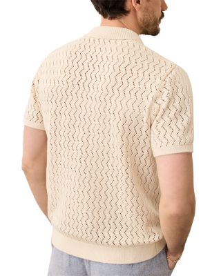 Cyrus Chevron Regular Fit Short Sleeve Sweater