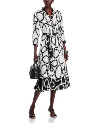 The Mila Dotted Midi Dress