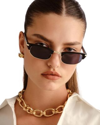 Nightingale D Frame Sunglasses, 51mm