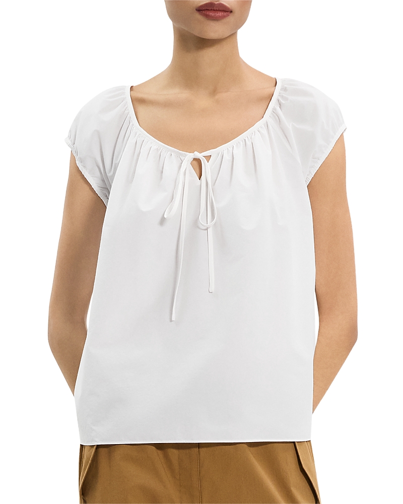 Theory Tie Front Top