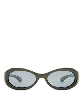 Nightcrawler Oval Sunglasses, 55mm