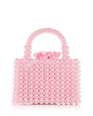 Beaded Top Handle Bag - Exclusive