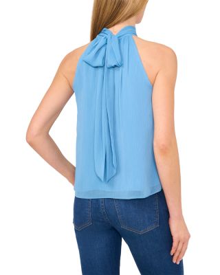 Sleeveless High Neck Top