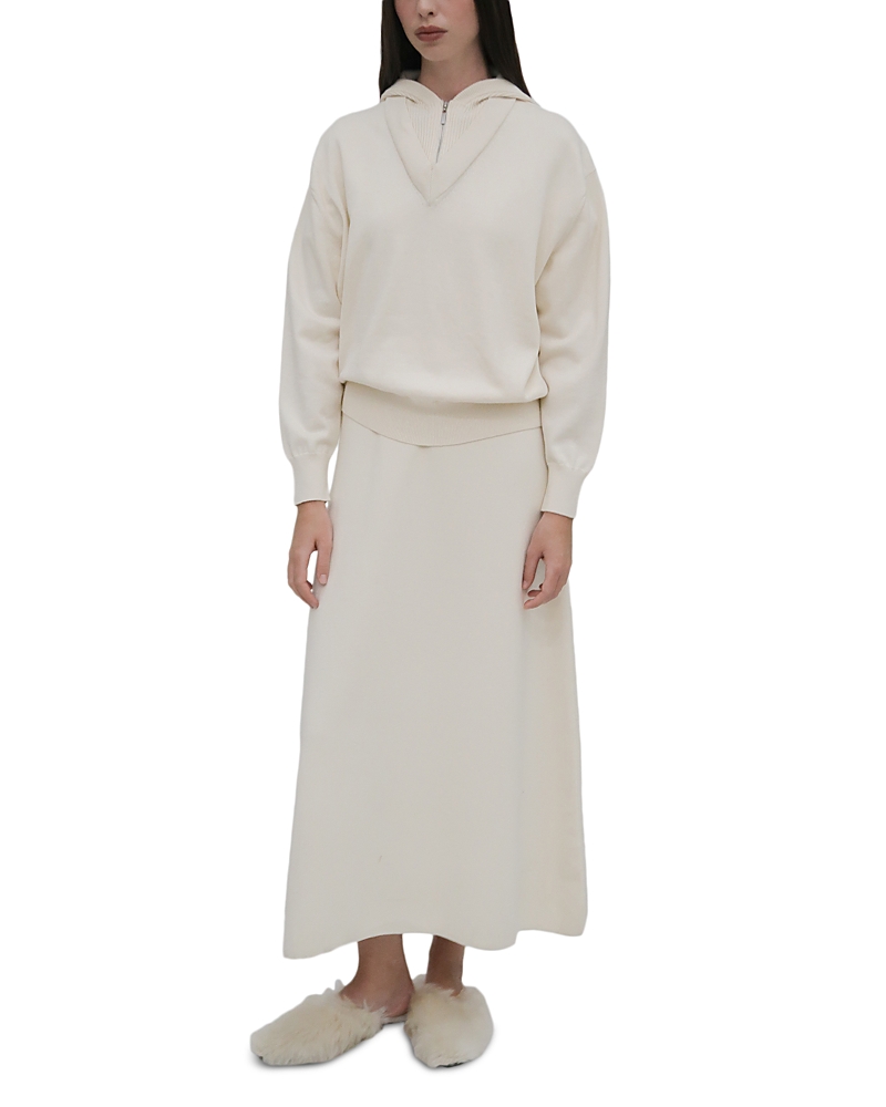 Rosetta Getty Double Layer Pullover Hoodie