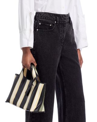 Dual Stripe Mini Market Tote