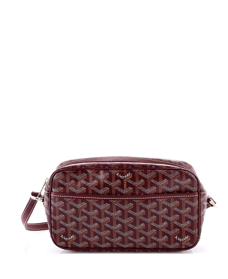 Pre-owned Pre-owned Goyard Goyard Cap Vert Bag Coated Canvas