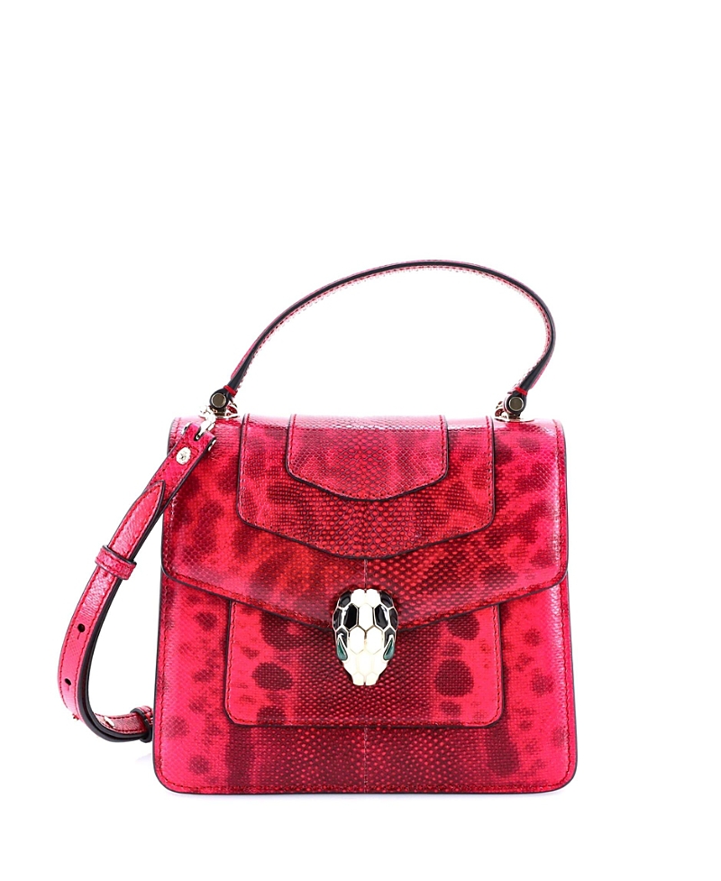 Pre-owned Pre-owned Bvlgari Bvlgari Serpenti Forever Top Handle Bag Karung