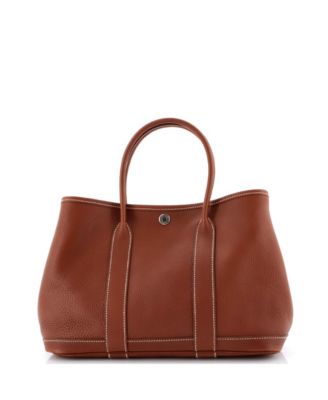 Pre-Owned HERMÈS - 30 Garden Party Tote Leather
