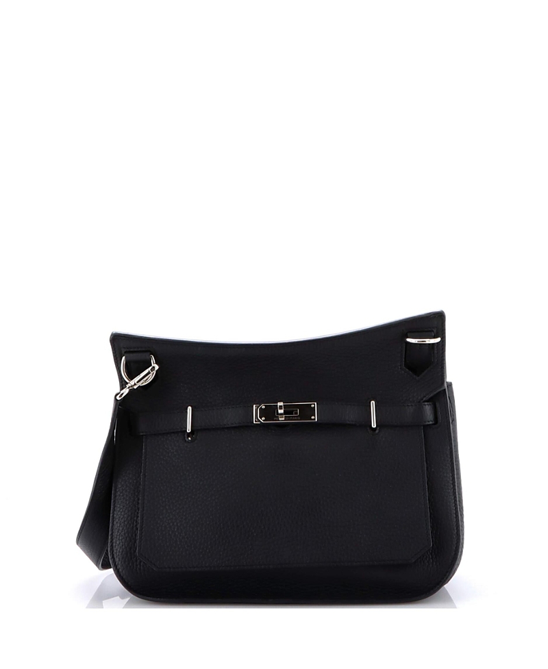 Pre-owned Pre-owned Hermes Hermes 28 Jypsiere Bag Clemence In Black