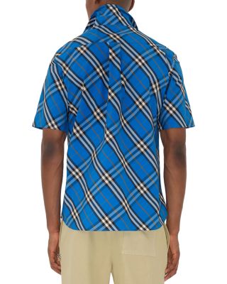 M Robert Regular Fit Short Sleeve Check Shirt 